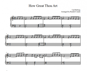 How Great Thou Art Free Piano Sheet Music